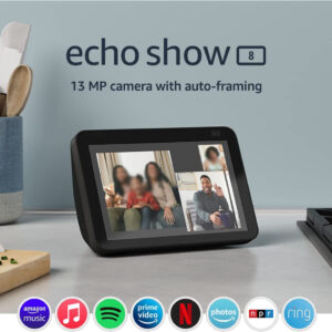 أمازون أليكسا إيكو شو 8 الجيل الثاني  Amazon Echo Show 8 2nd Gen HD and 13 MP camera
