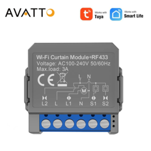 ريليه اباجور سمارت Avatto Wifi + RF433